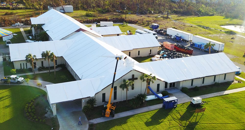 shrink wrap roof