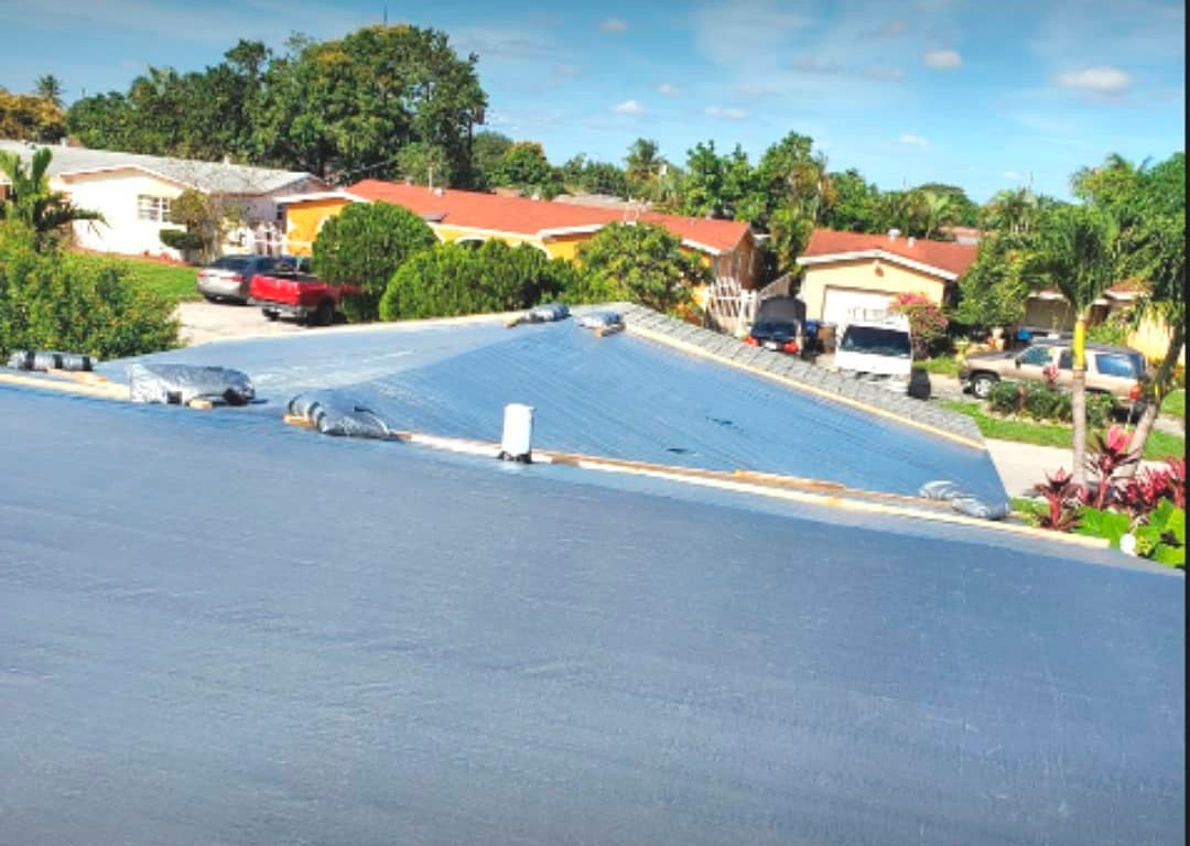 Tarp Nation installed roof tarp in Fort Lauderdale